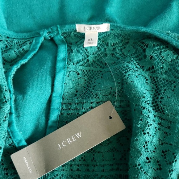 J. Crew Lace Yoke Blouse - Picture 6 of 6